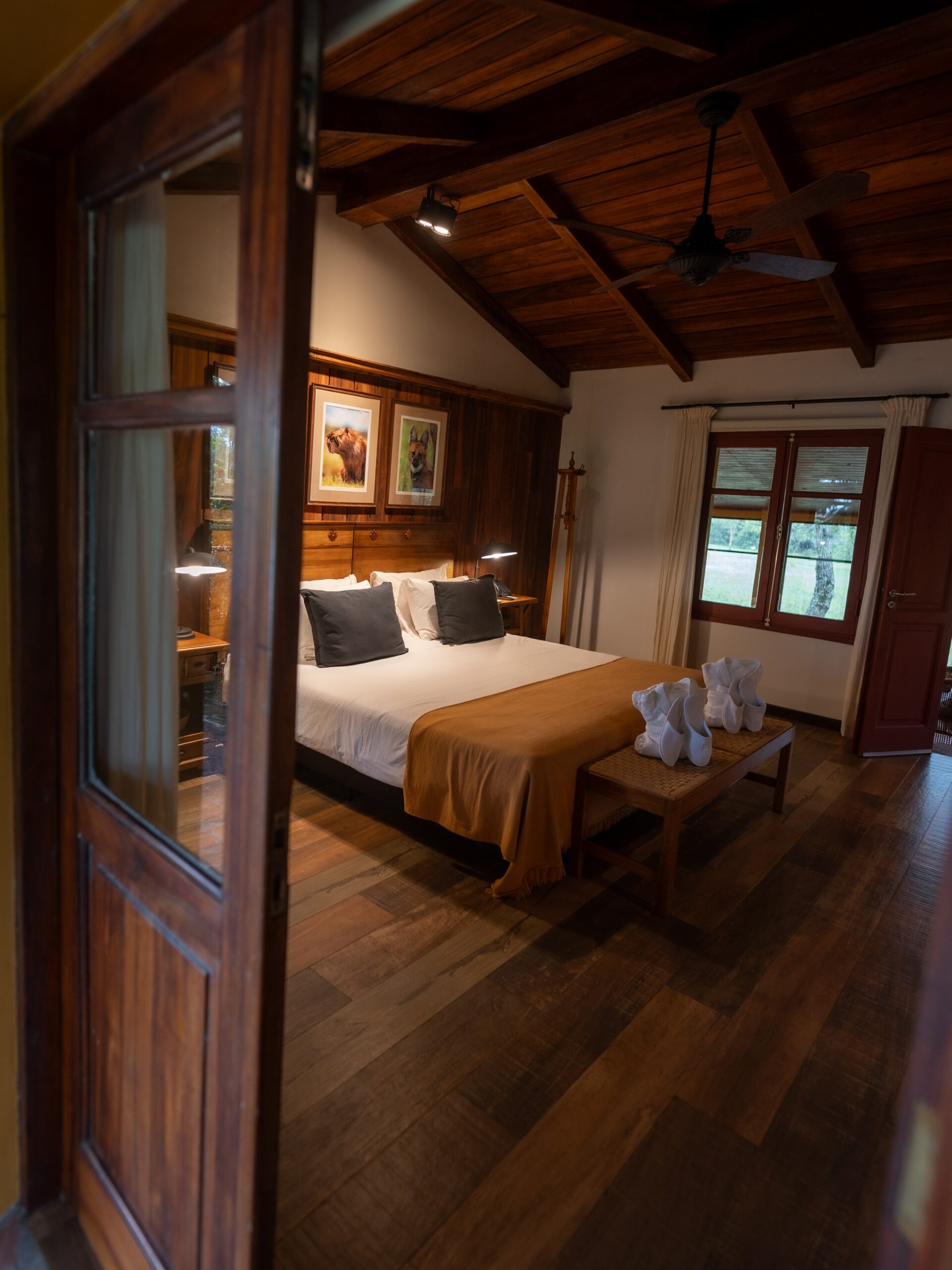 Junior Suite del lodge El Tránsito en el Iberá